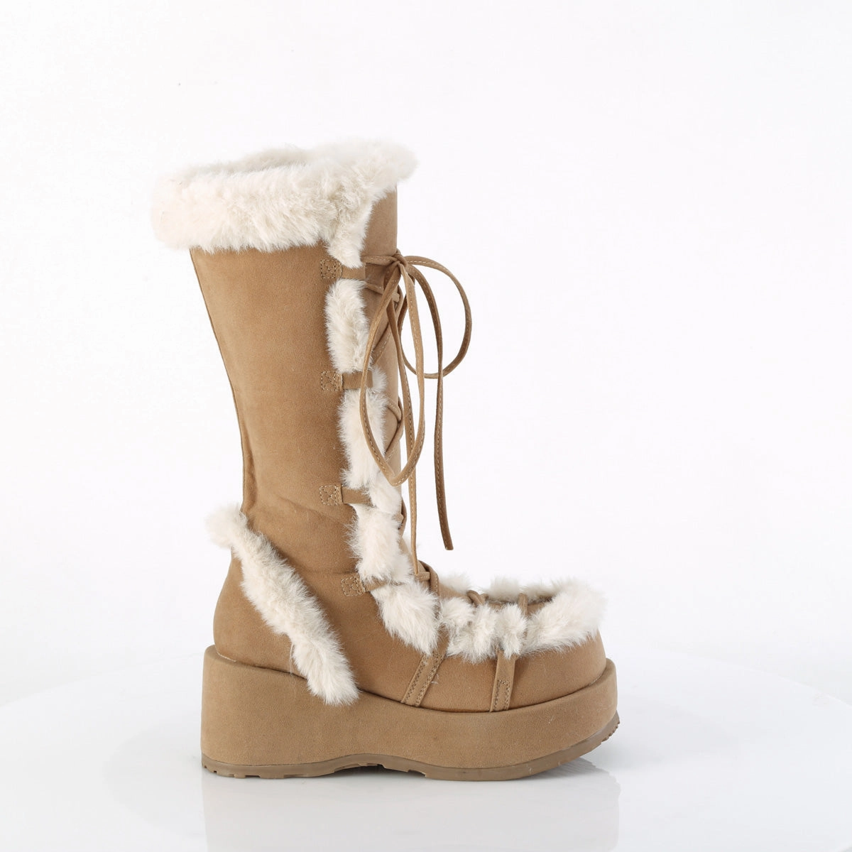 2 Inch Platform CUBBY-311 Camel Suede