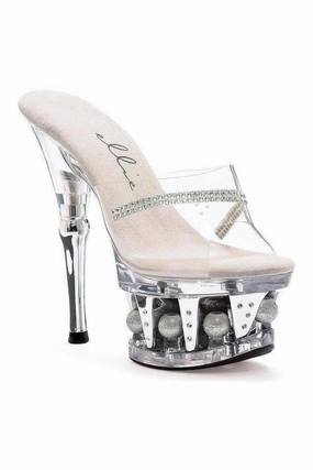 629-JESSE Platform Slide | Clear Vinyl