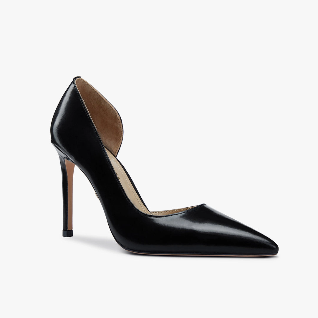 *LALITA BLACK  - d'orsay cut heel