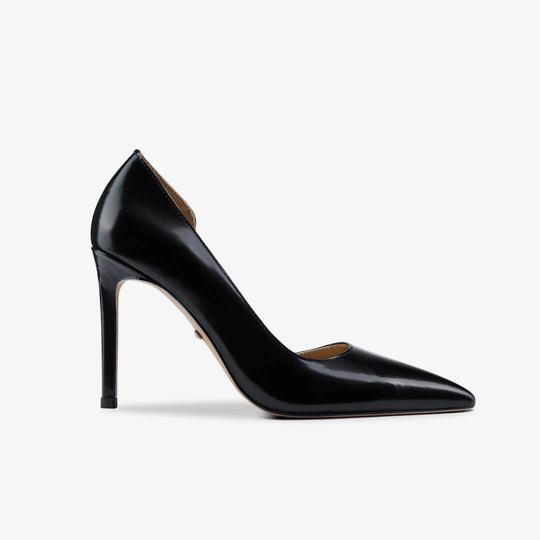 *LALITA BLACK  - d'orsay cut heel