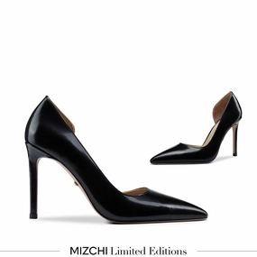 *LALITA BLACK  - d'orsay cut heel
