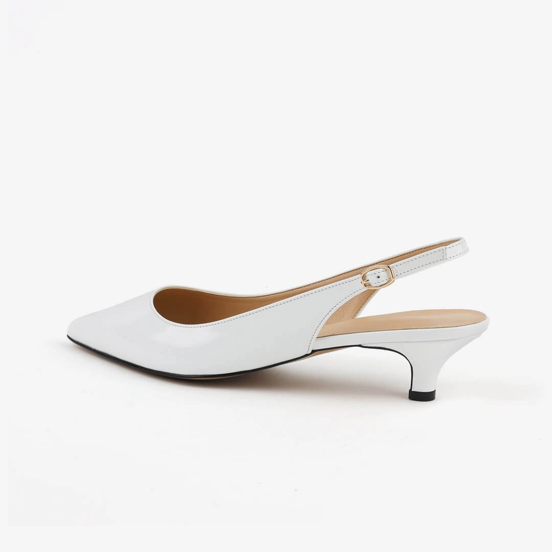 *UK size 2 - JAYD - black patent, 4cm heels