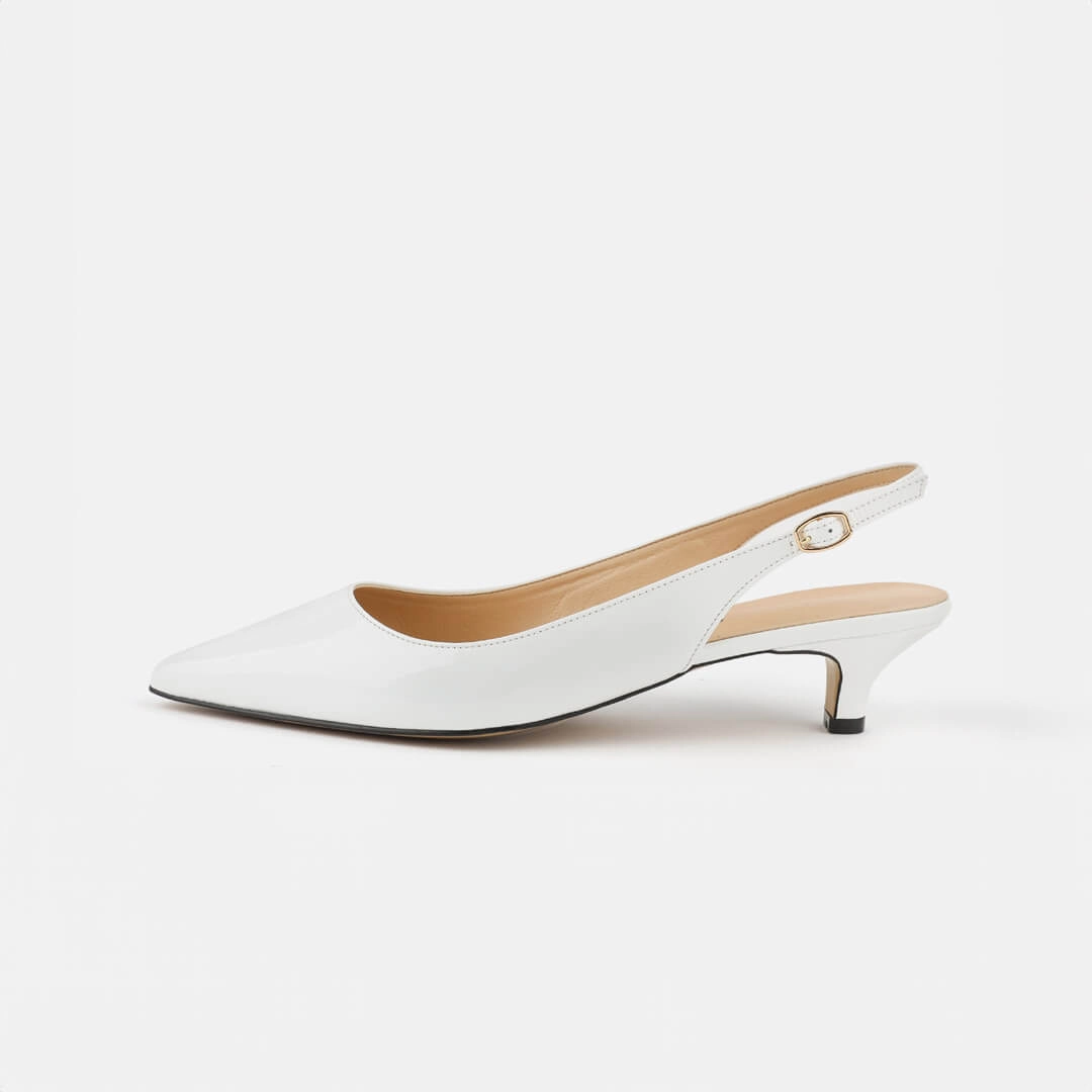 *UK size 2 - JAYD - black patent, 4cm heels