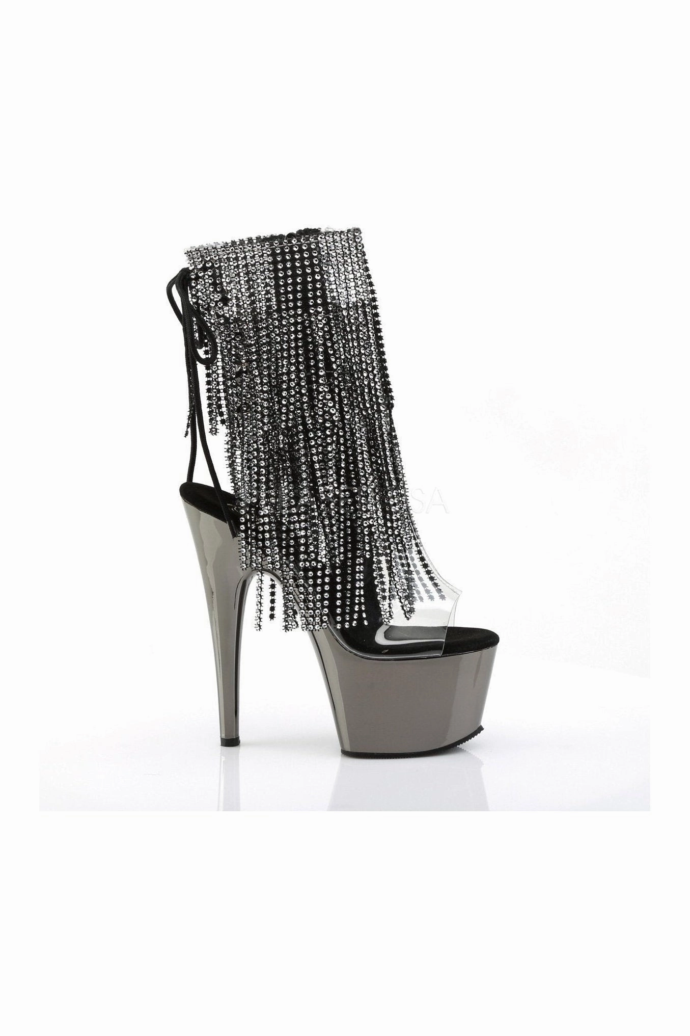 ADORE-1017RSF Platform Boot  | Black Vinyl