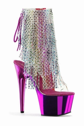 ADORE-1017RSF Platform Boot  | Clear Vinyl
