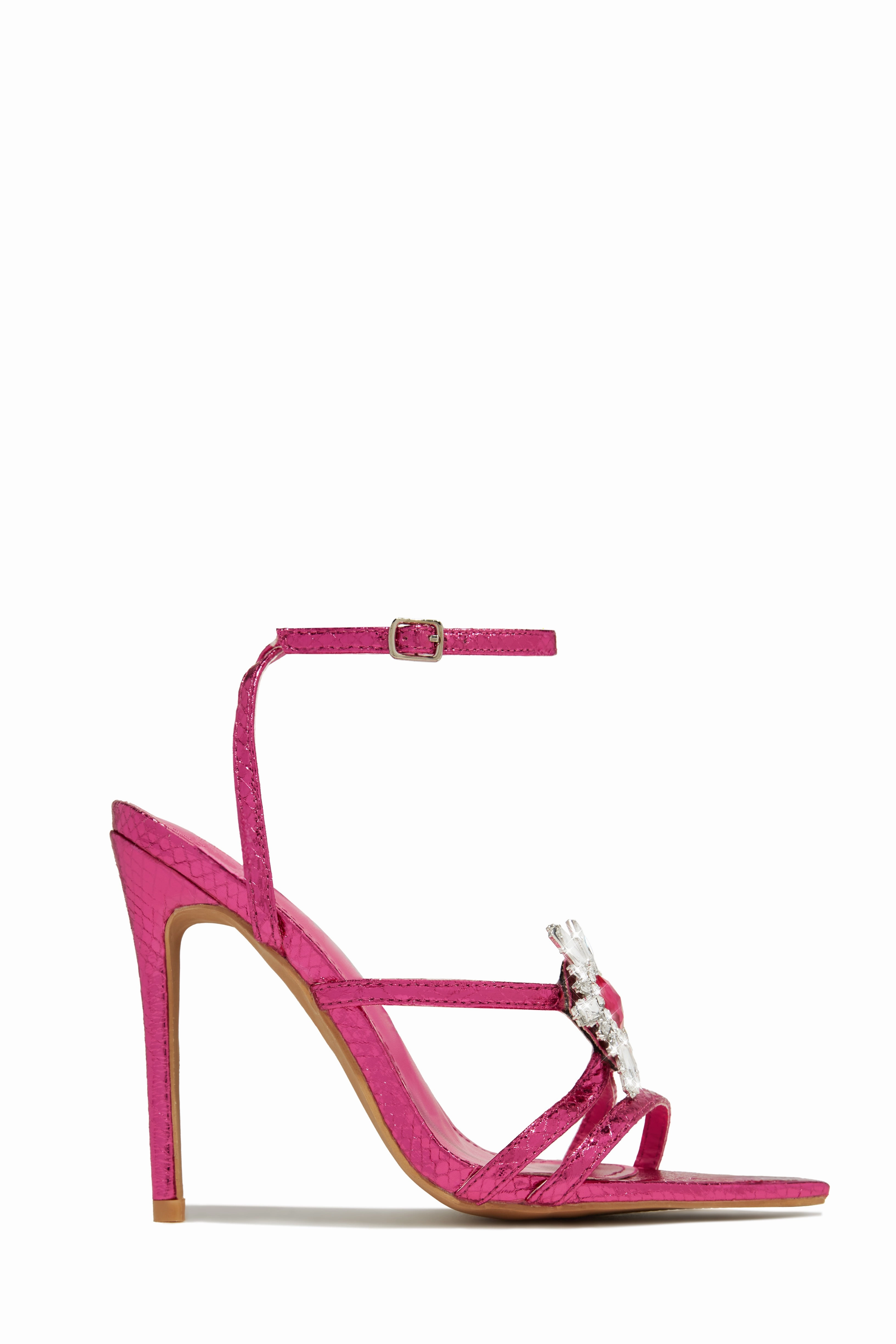 Ameira Embellished High Heels - Green