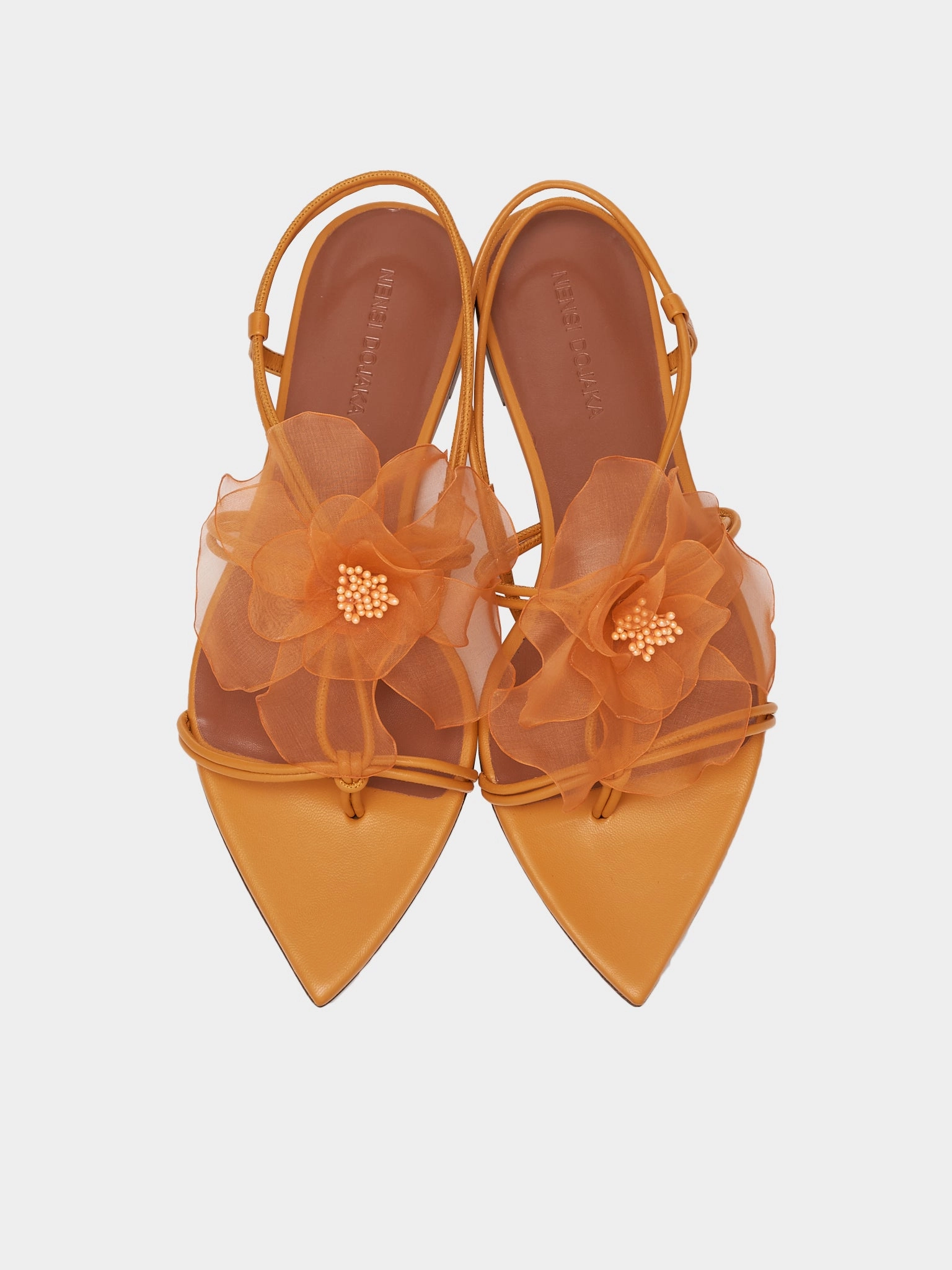 Appliqué Sandals (SC40032A-225-ORANGE)