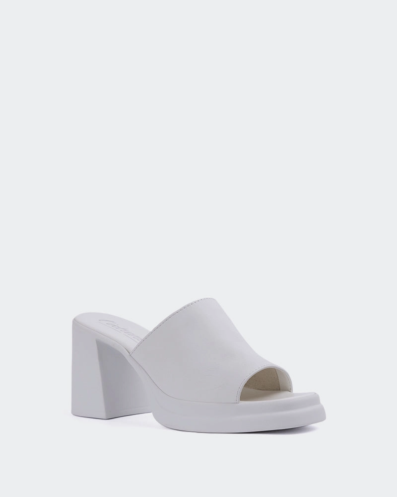 Arezzo White Leather