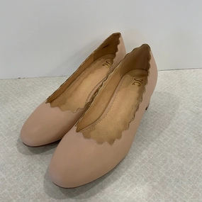 Beige Shoes Heels Block Journee, Size 7.5
