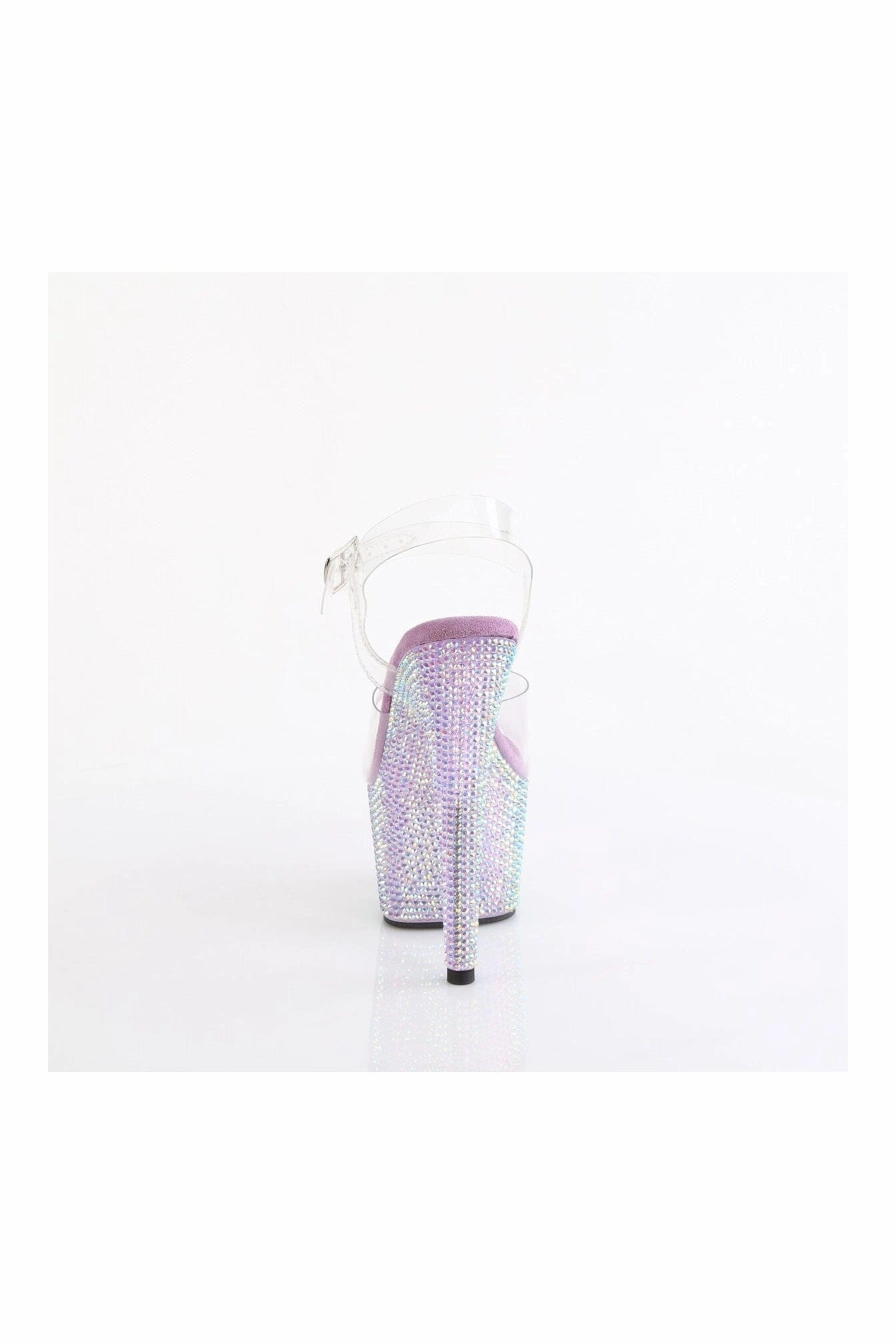 BEJEWELED-708RRS Clear Vinyl Sandal