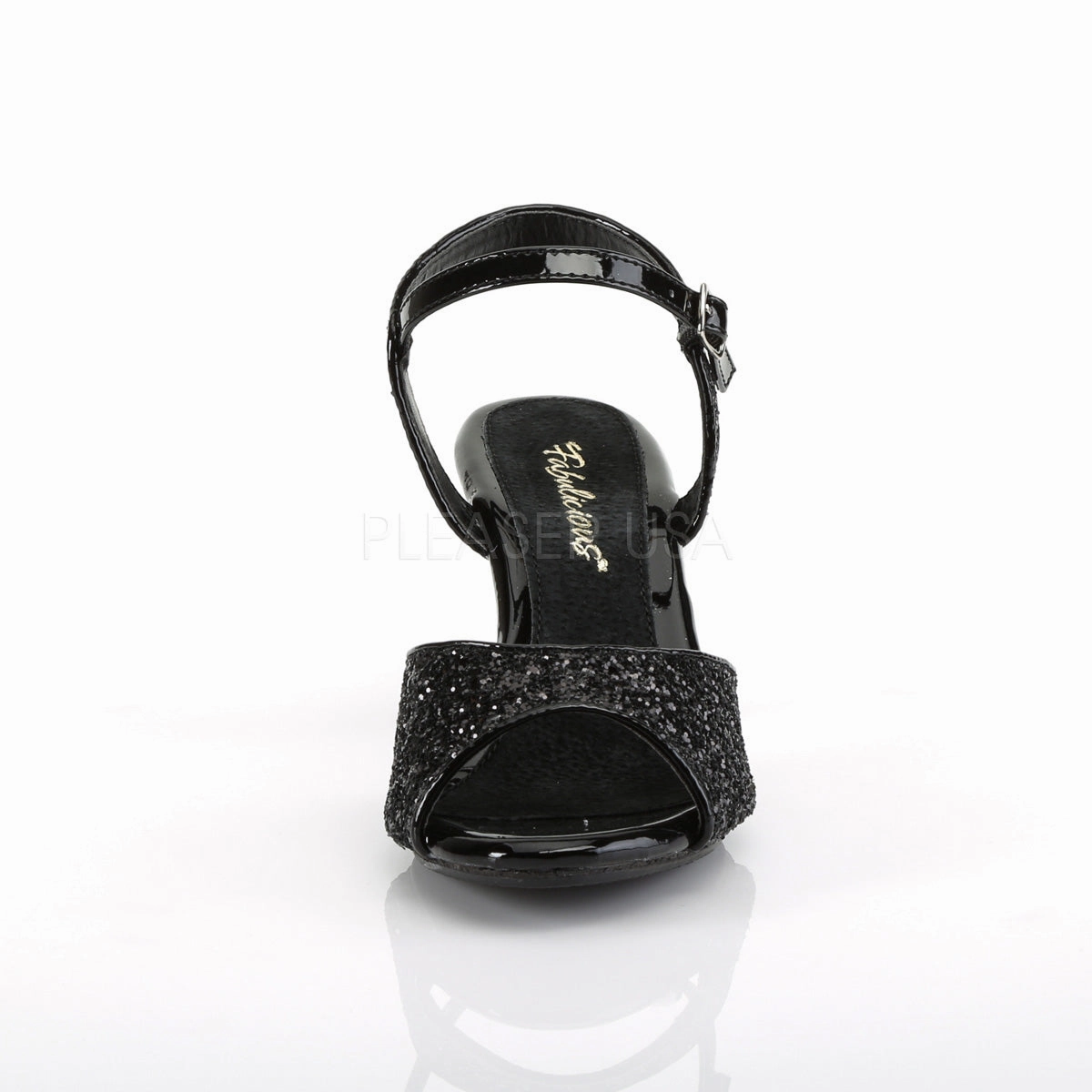 BELLE-309G  Black Glitter/Black Glitter