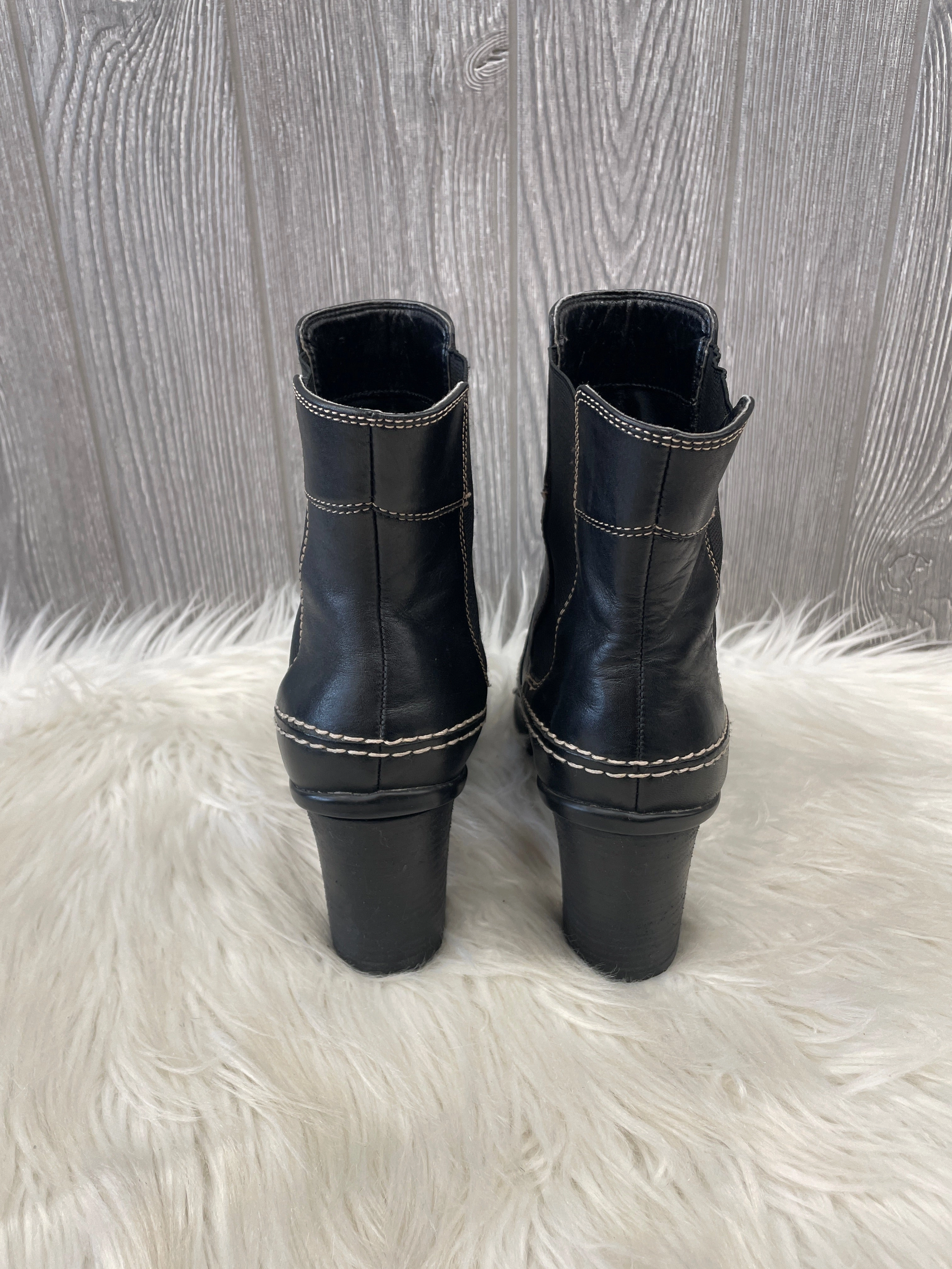 Boots Ankle Heels By Aerosoles In Black, Size: 9