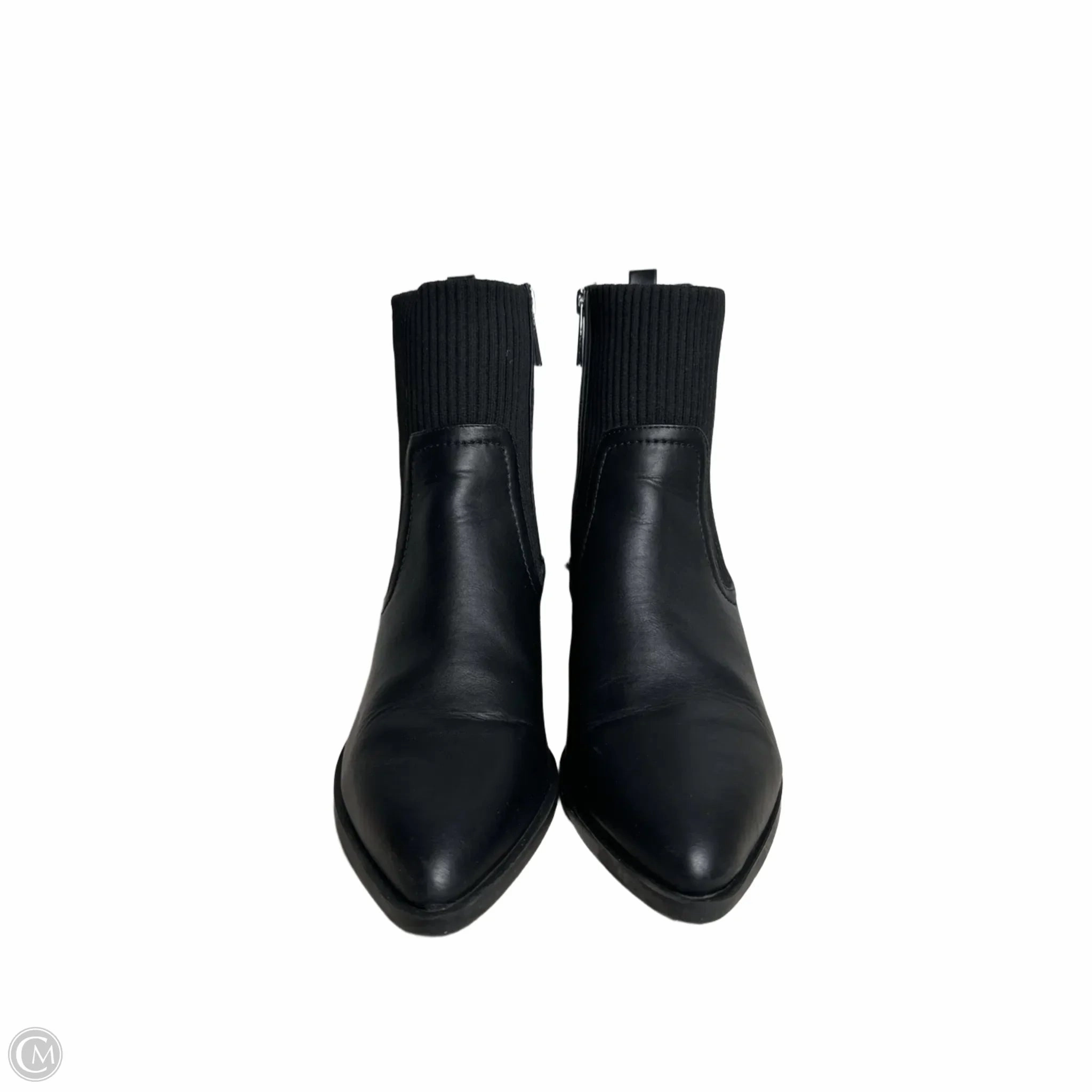 Boots Ankle Heels By Anne Klein In Black, Size: 10