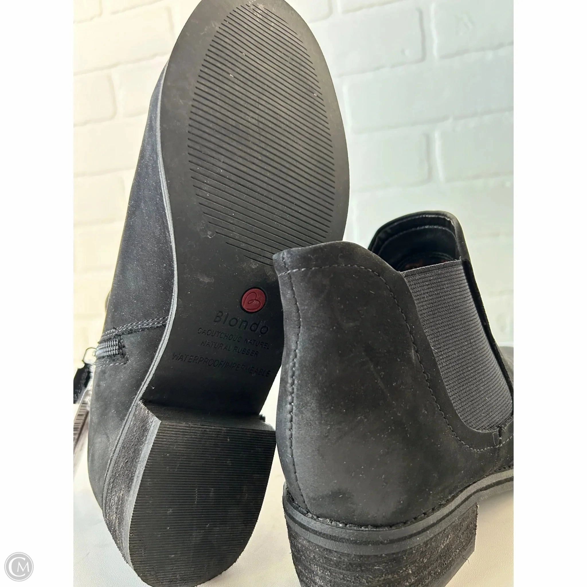 Boots Ankle Heels By Blondo In Black, Size: 7.5