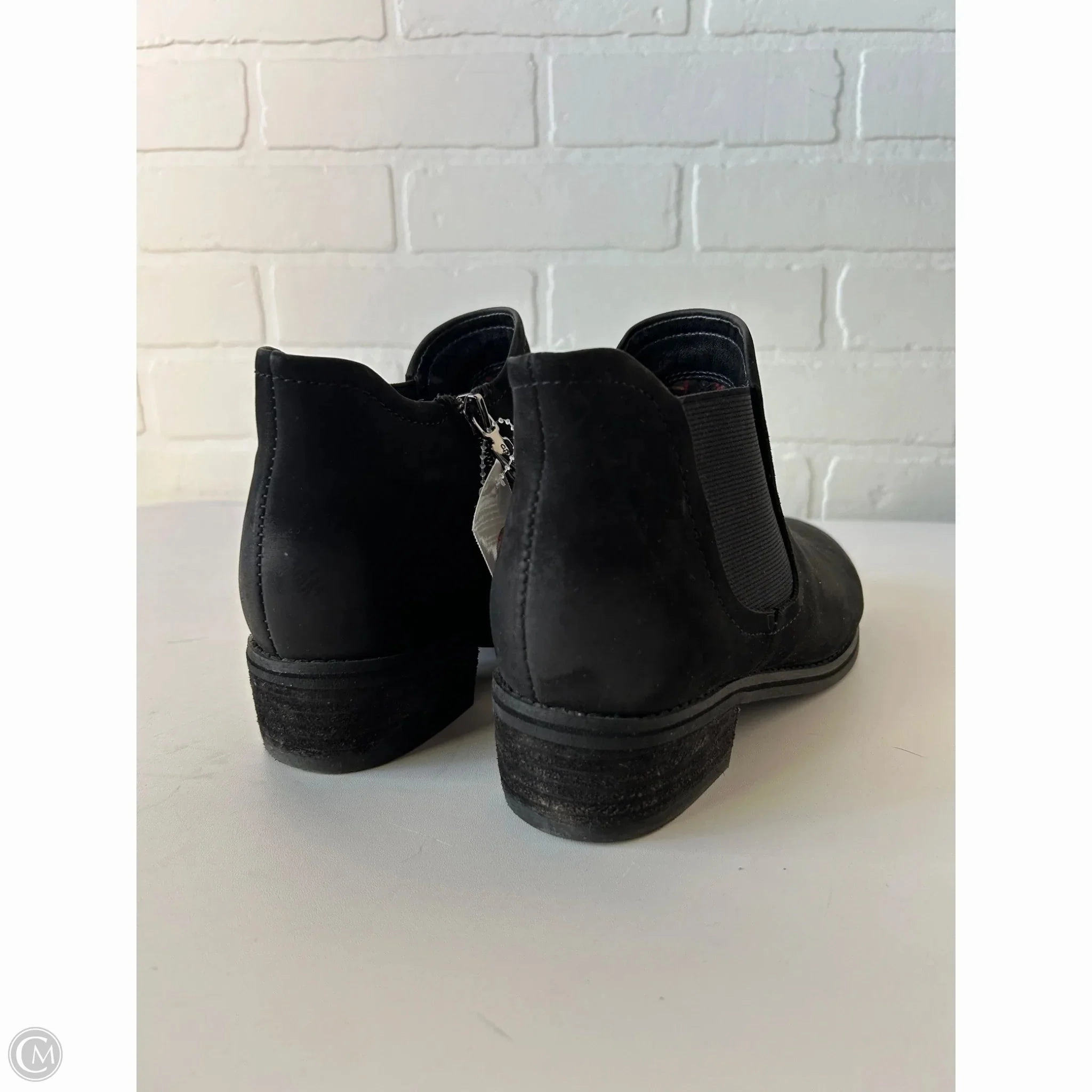 Boots Ankle Heels By Blondo In Black, Size: 7.5