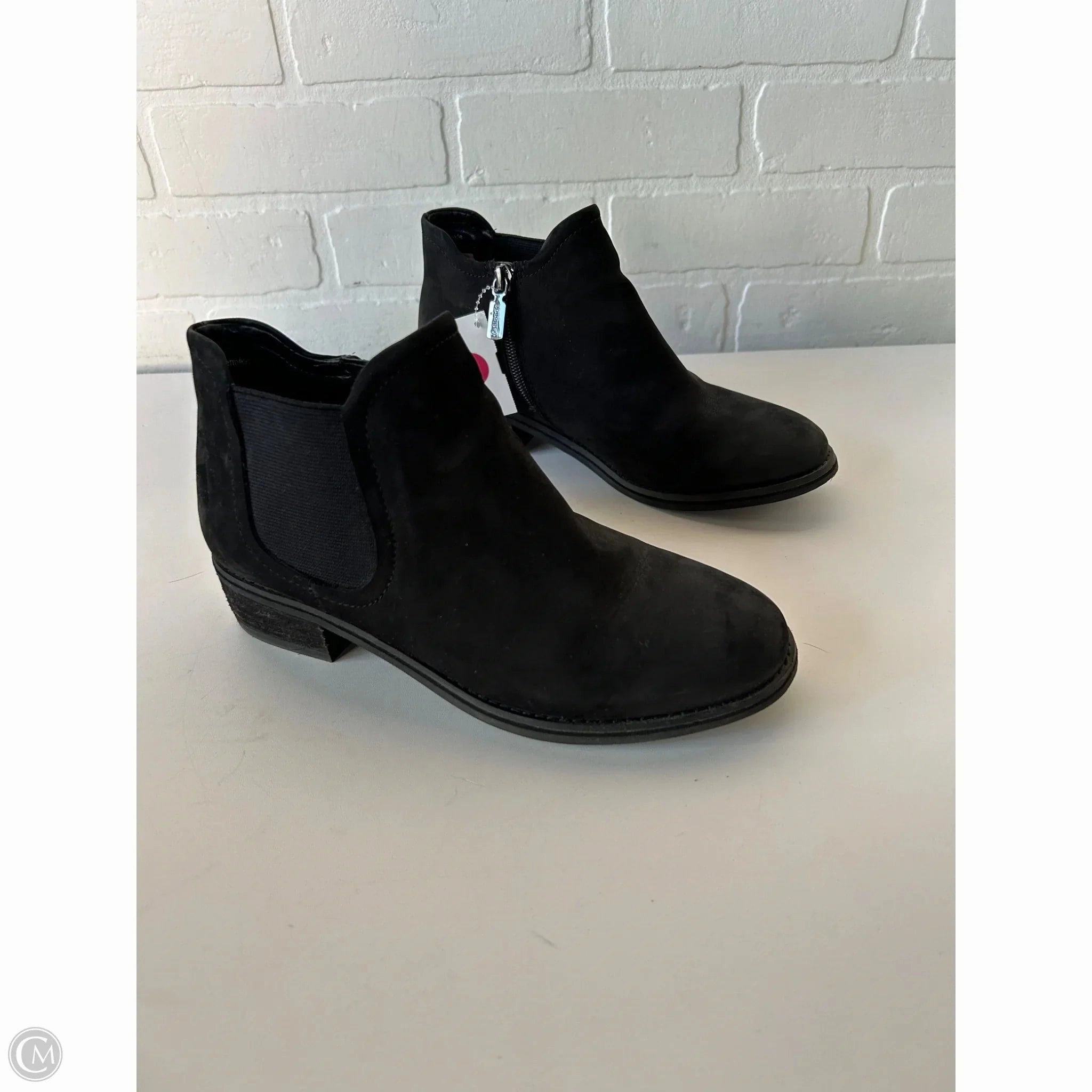 Boots Ankle Heels By Blondo In Black, Size: 7.5