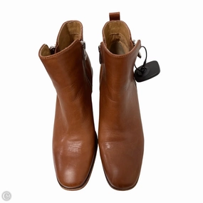 Boots Ankle Heels By Sofft In Tan, Size: 8
