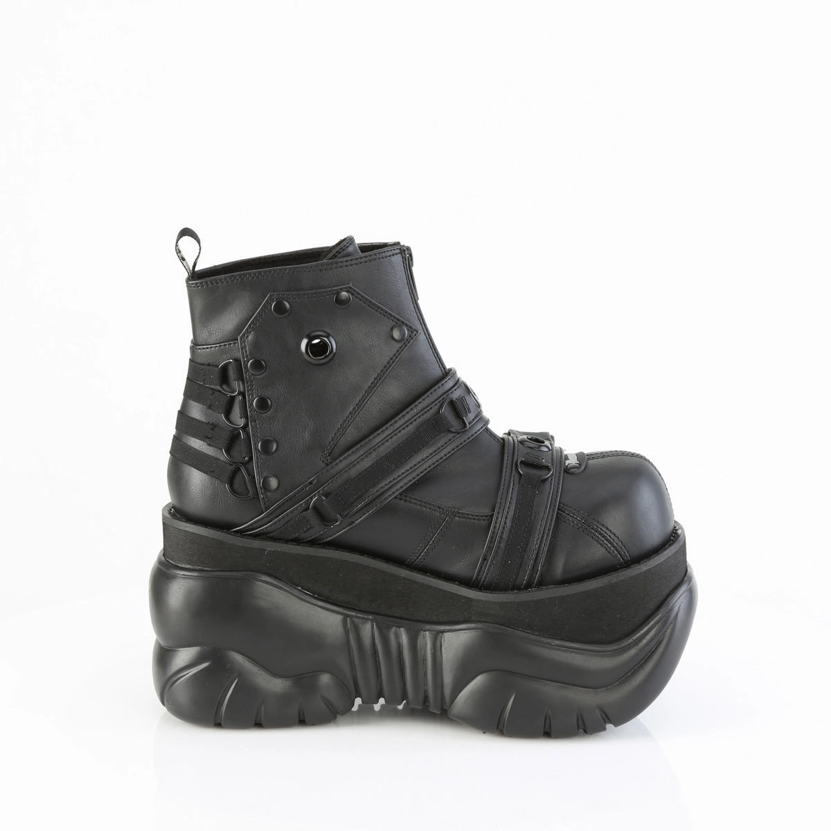 BOXER-60  Black Vegan Leather
