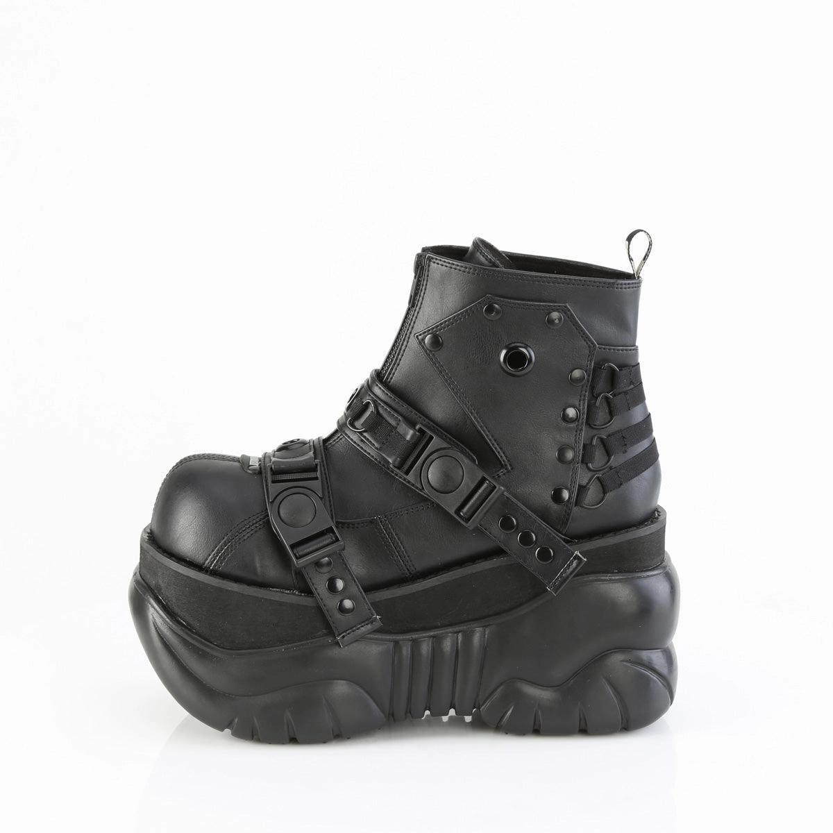 BOXER-60  Black Vegan Leather