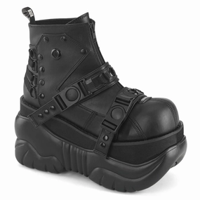 BOXER-60  Black Vegan Leather