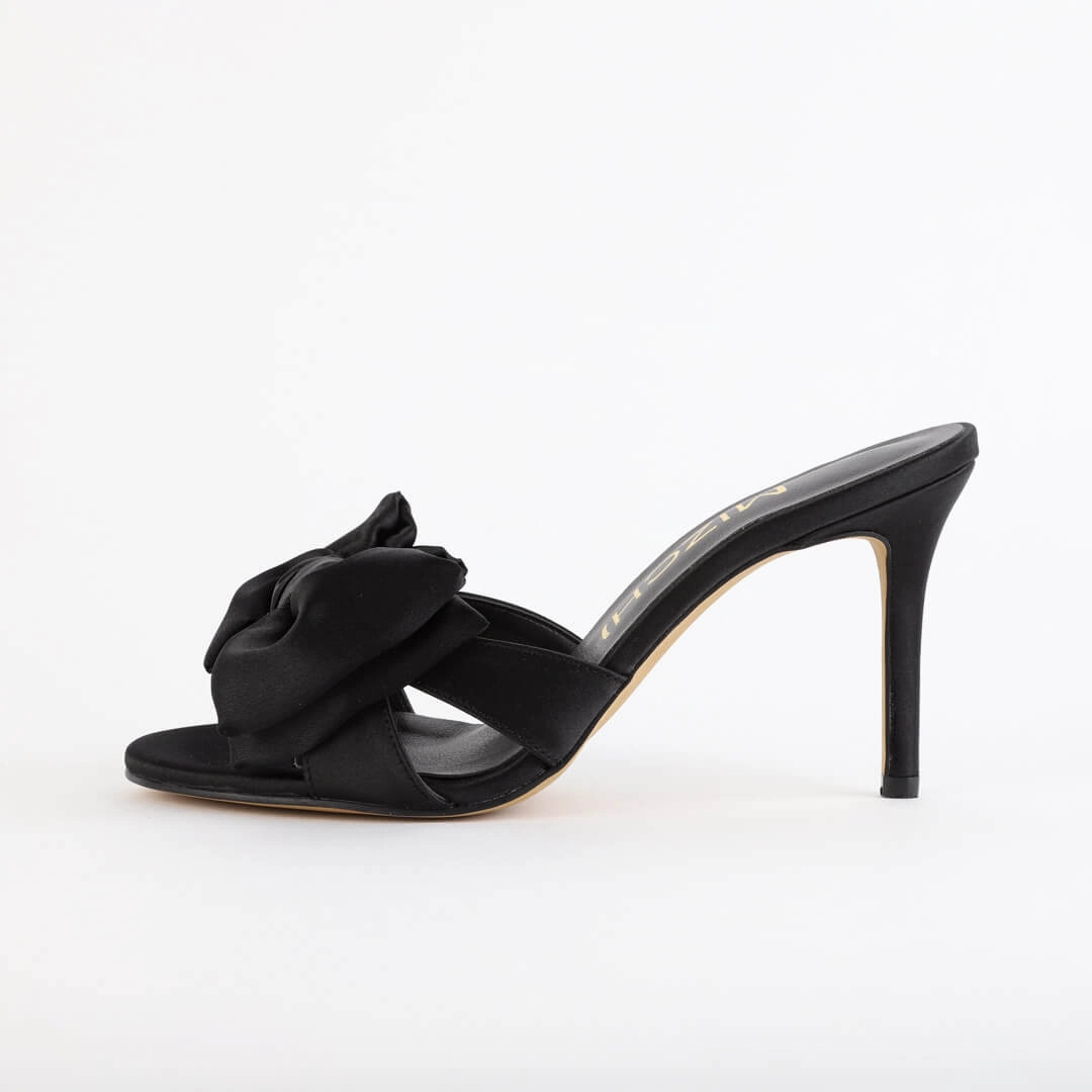 CANDRA - satin big bow mule