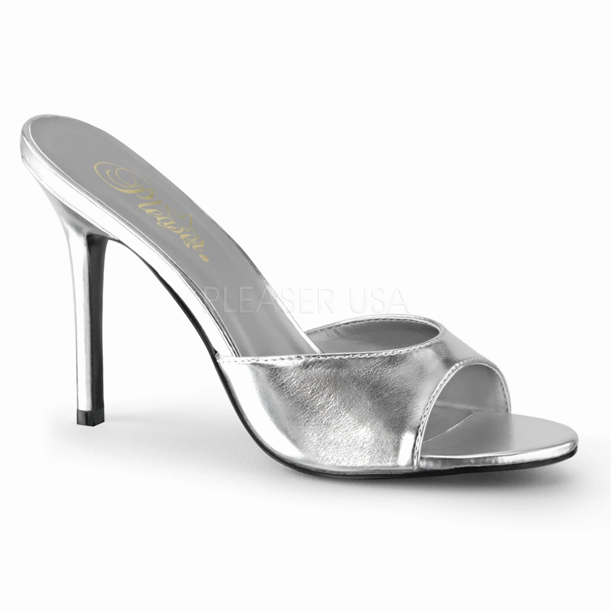 CLASSIQUE-01  Silver Metallic Pu