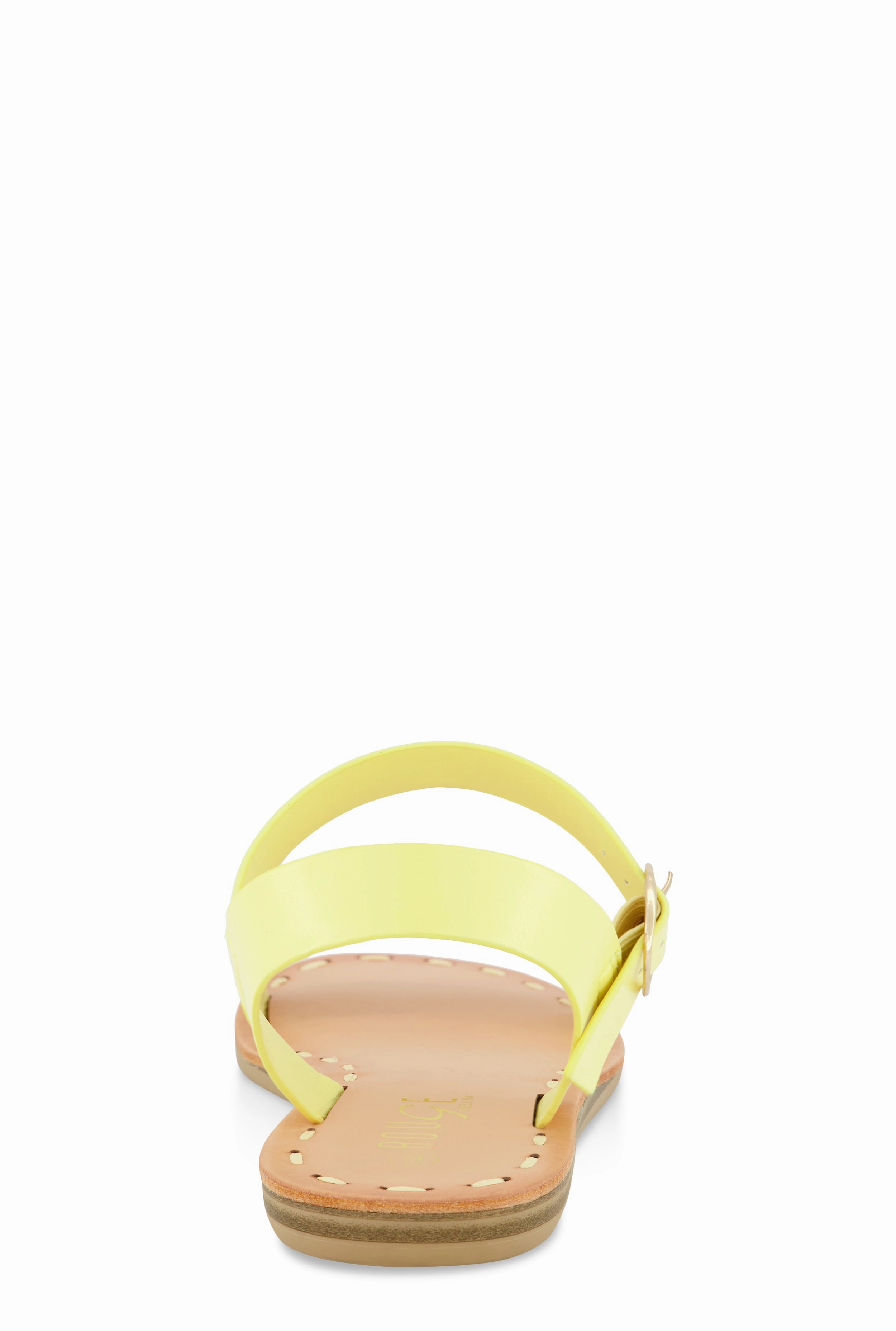 Contrast Stitch Ankle Strap Sandals