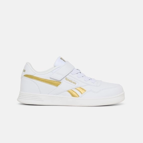 Court Advance Elastic Lace White/Goldmetallic
