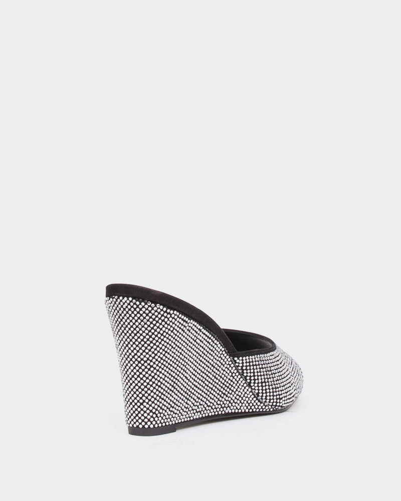 Crystal, Black Suede/Suède Noir