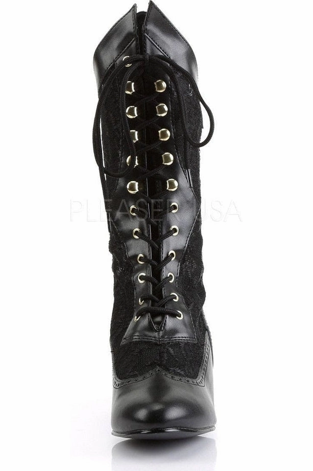 DAME-115 Ankle Boot | Black Lace
