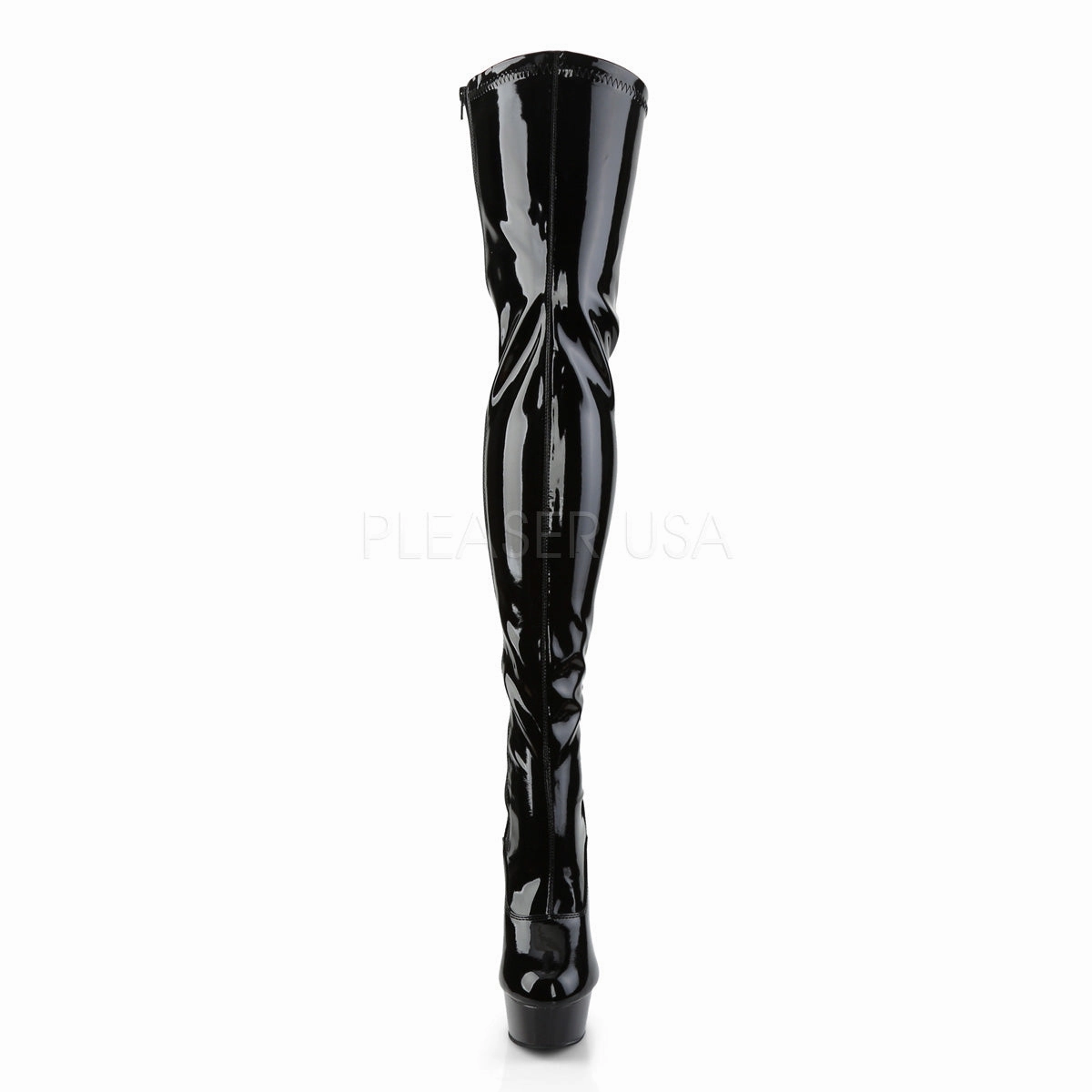 DELIGHT-3063  Black Str Patent/Black