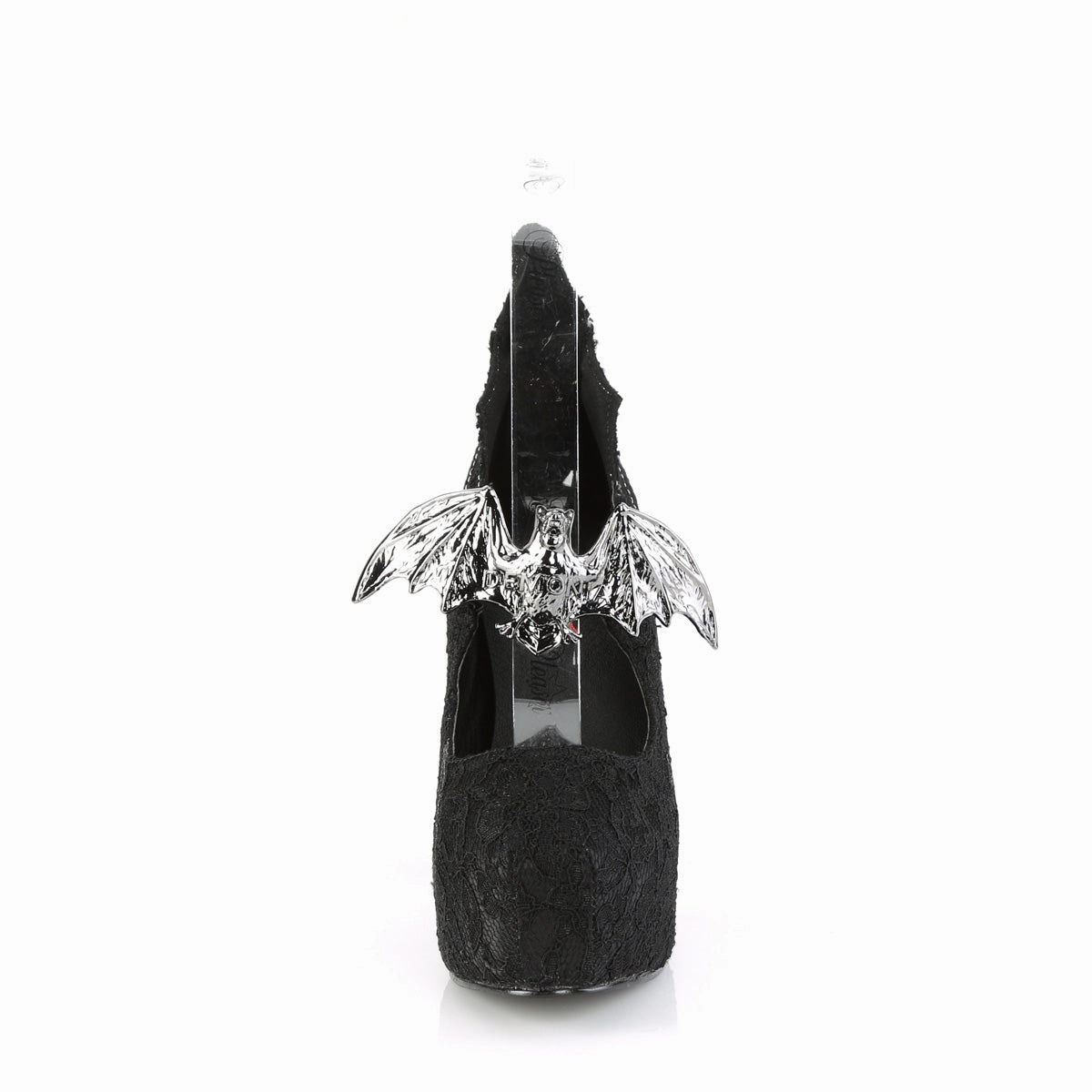 DEMON-18  Black Satin-Black Lace