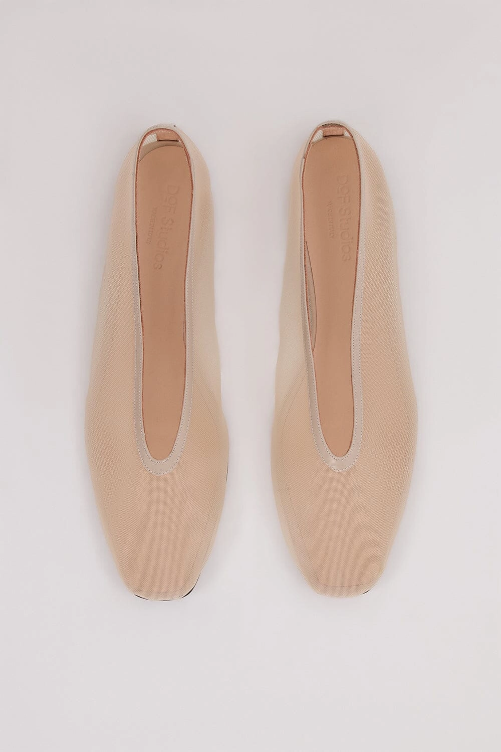 DOF STUDIOS MAISON NUDE MESH BALLET FLAT