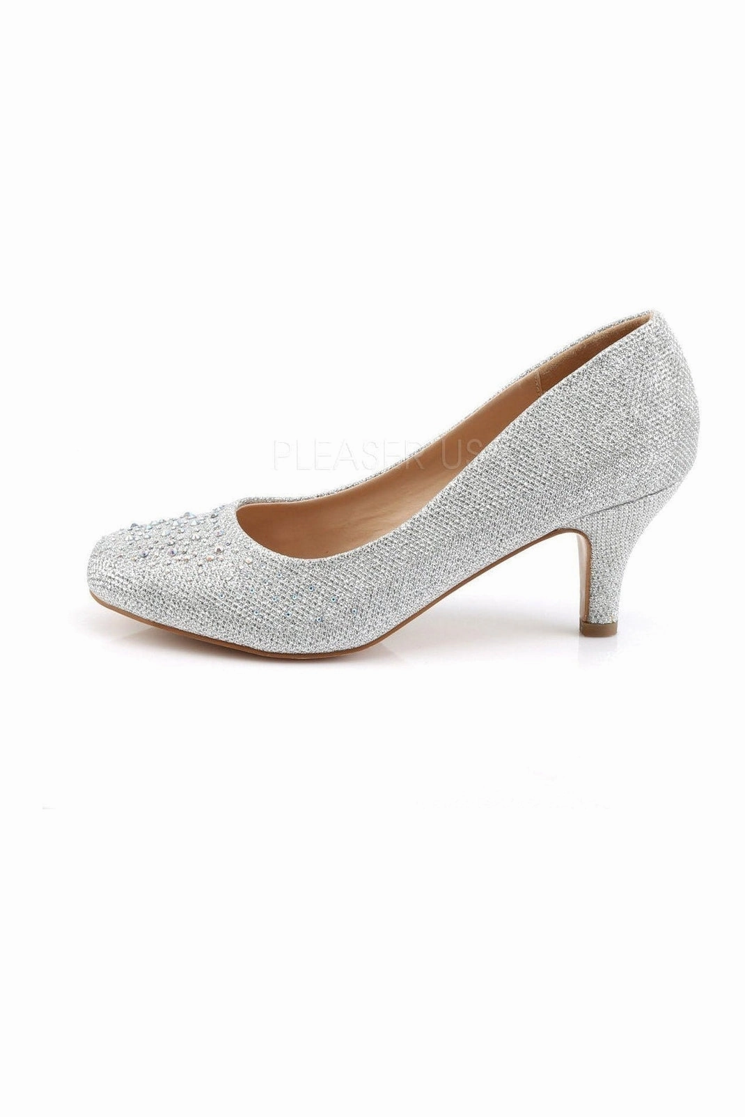 DORIS-06 Pump  | Silver Fabric
