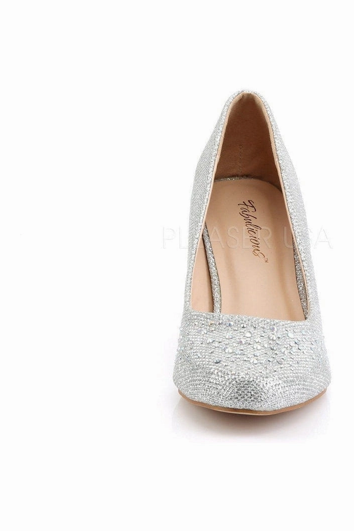 DORIS-06 Pump  | Silver Fabric