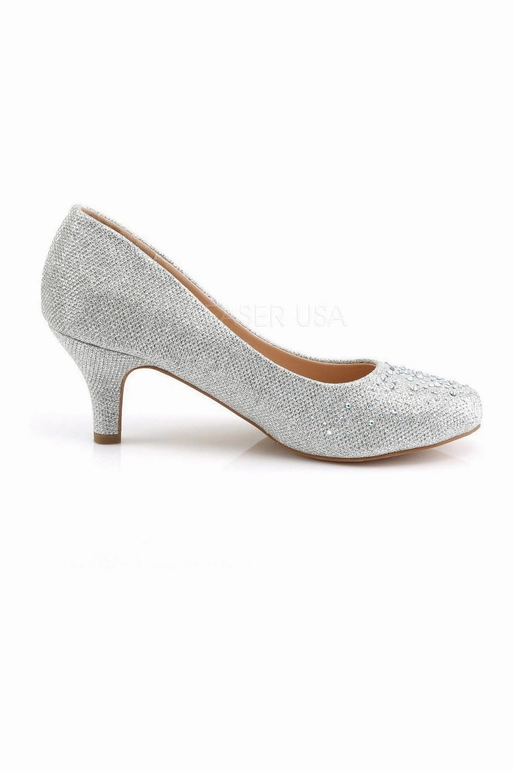 DORIS-06 Pump  | Silver Fabric