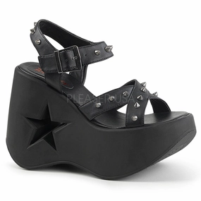 DYNAMITE-02  Black Vegan Leather