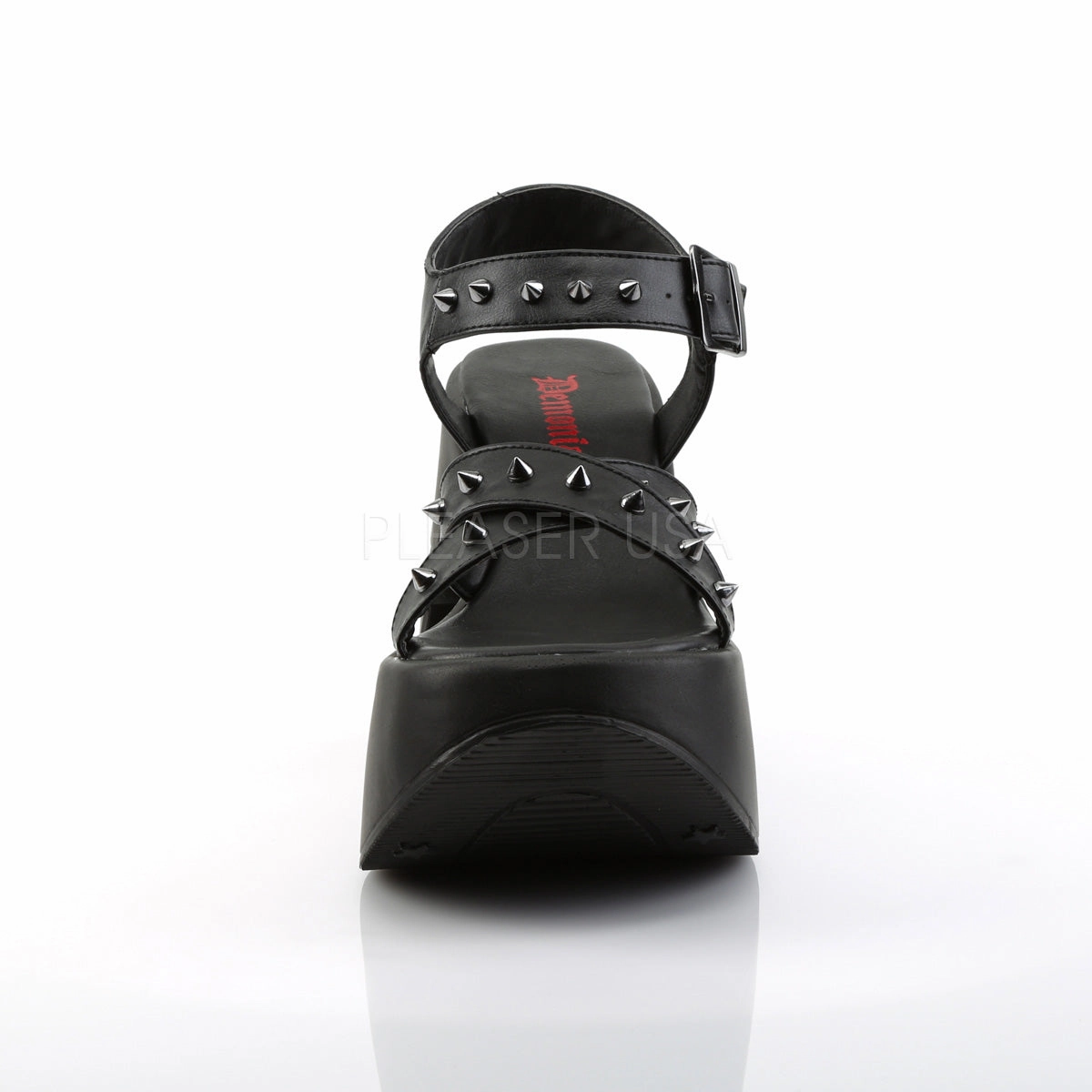 DYNAMITE-02  Black Vegan Leather