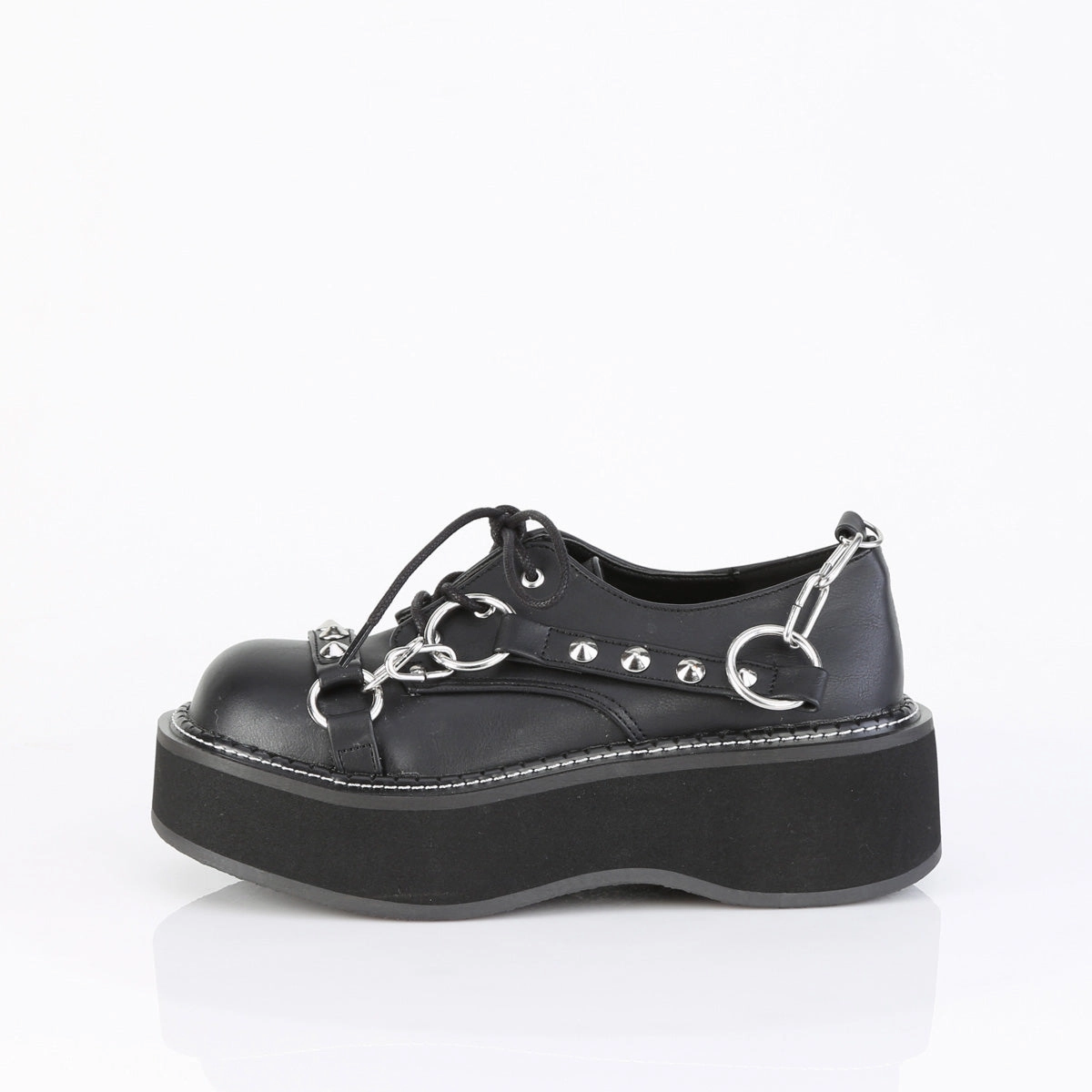 EMILY-32  Black Vegan Leather