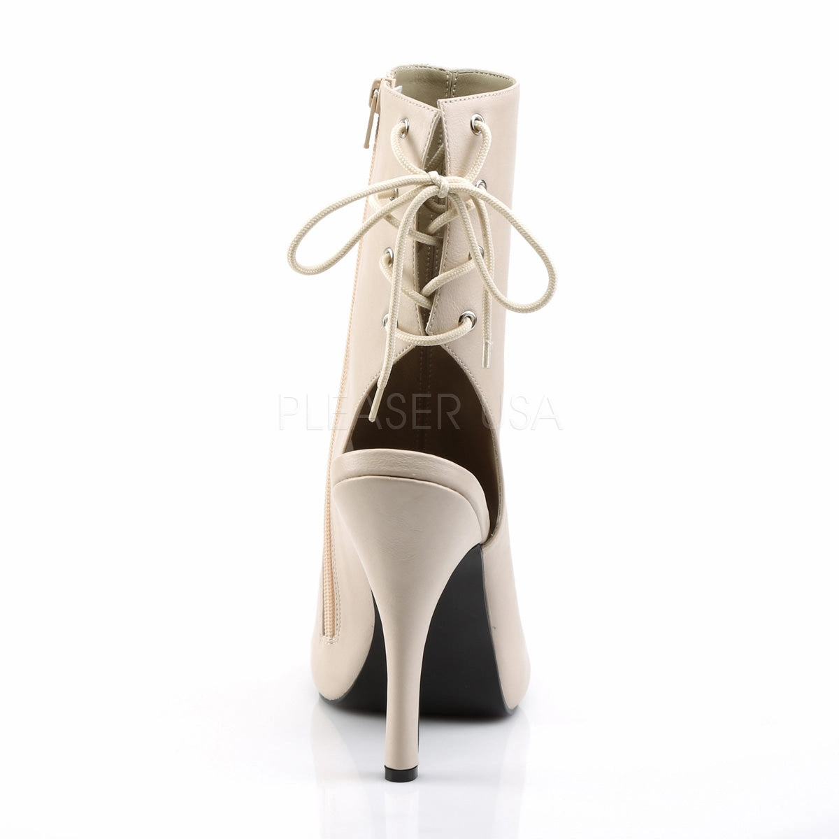 EVE-102  Cream Faux Leather