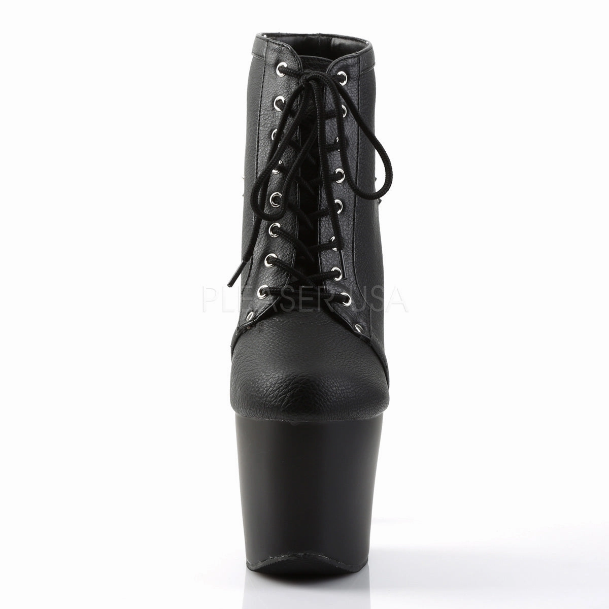 FEARLESS-700-28  Black Faux Leather/Black Matte