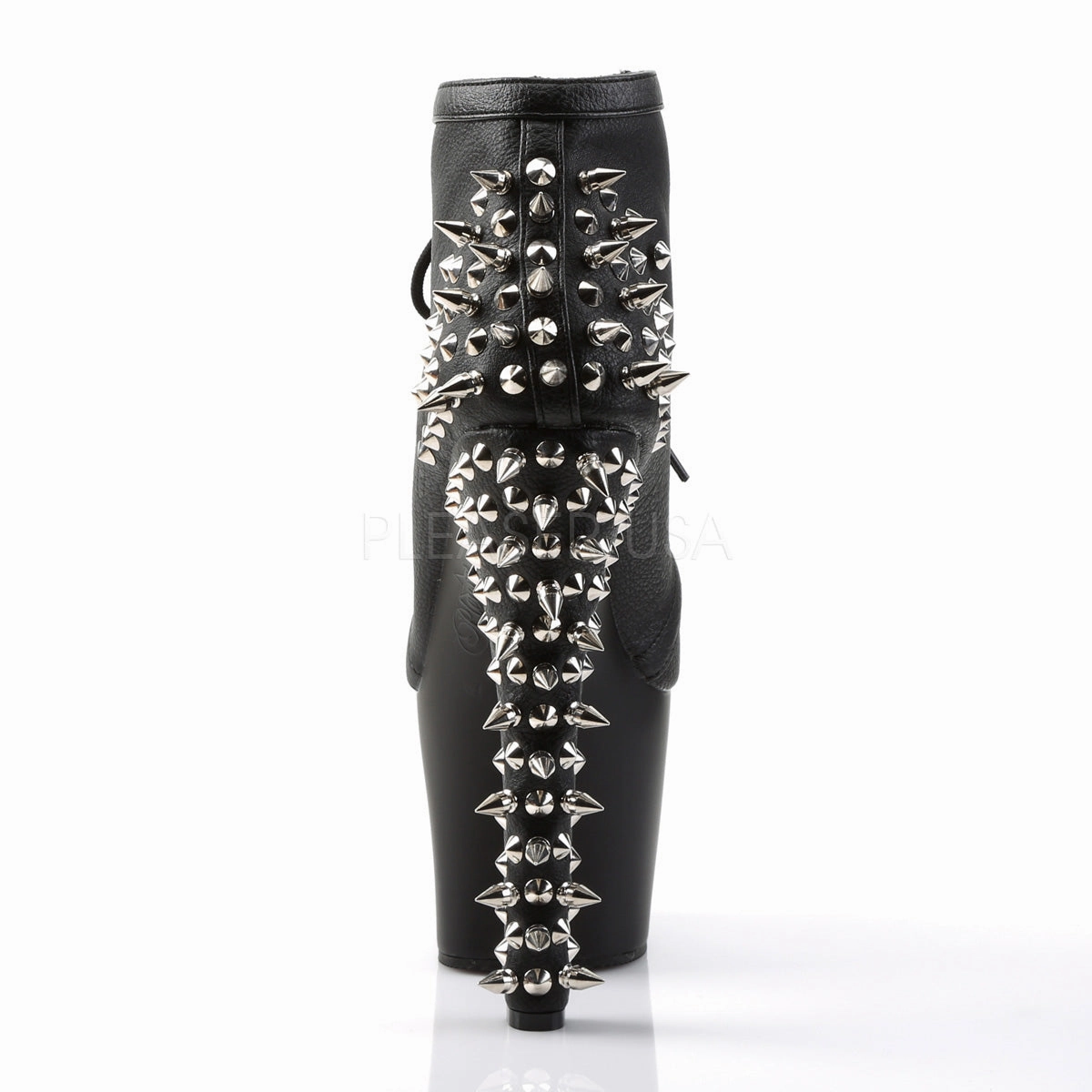 FEARLESS-700-28  Black Faux Leather/Black Matte