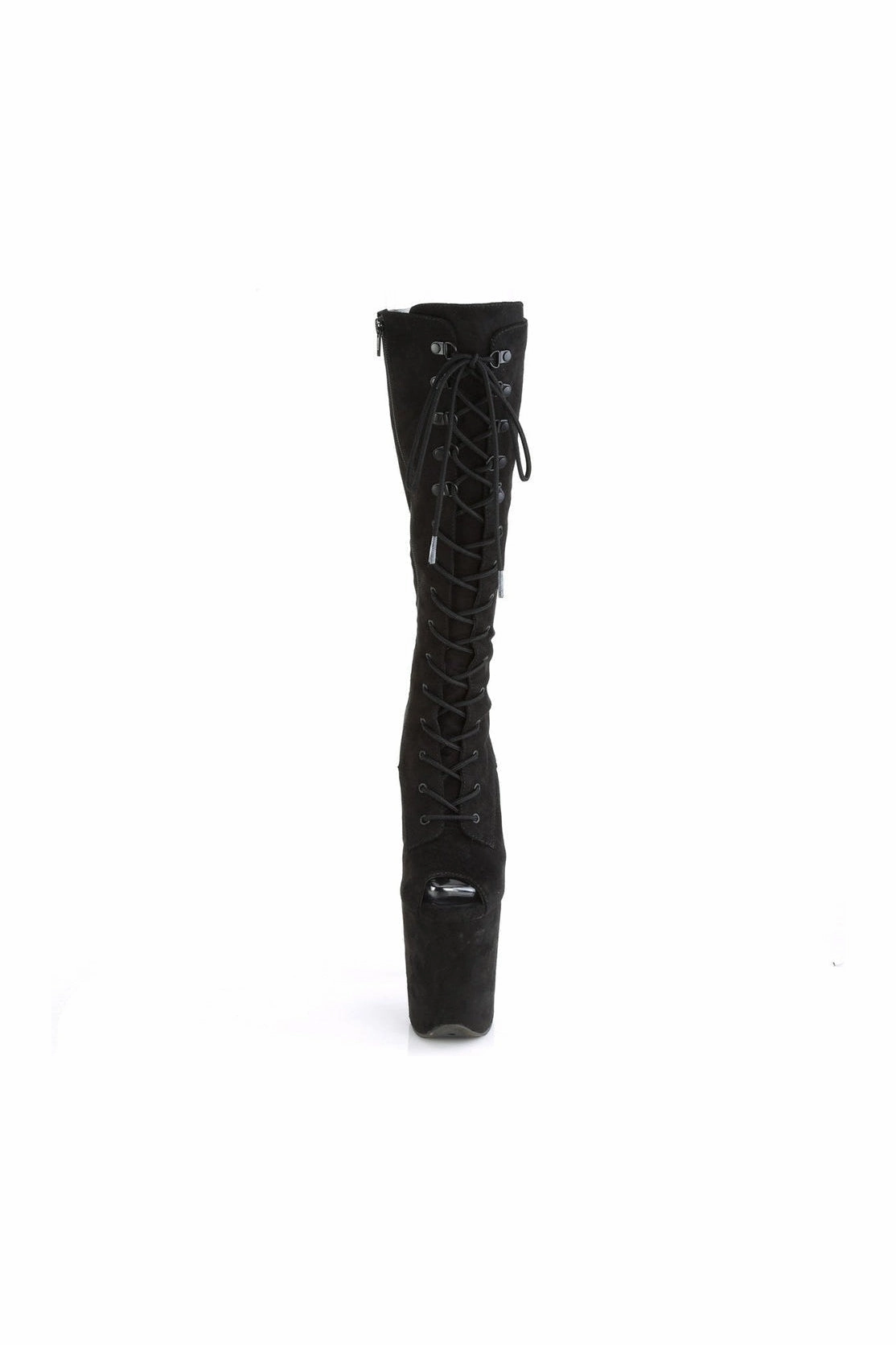 FLAMINGO-2051FS Exotic Boot | Black Faux Suede