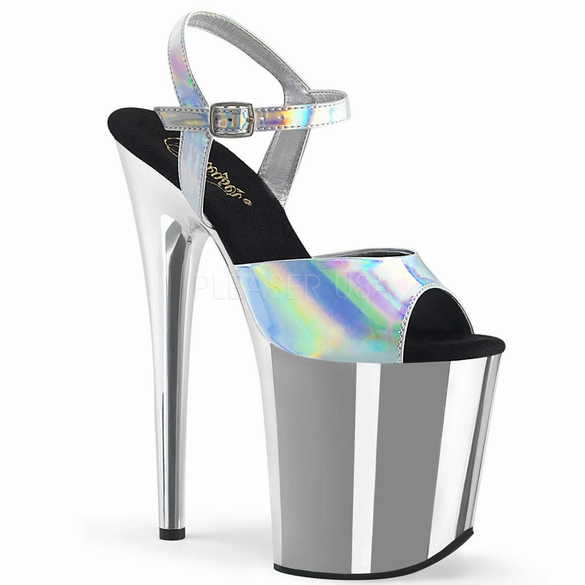FLAMINGO-809HG  Silver Hologram/Silver Chrome