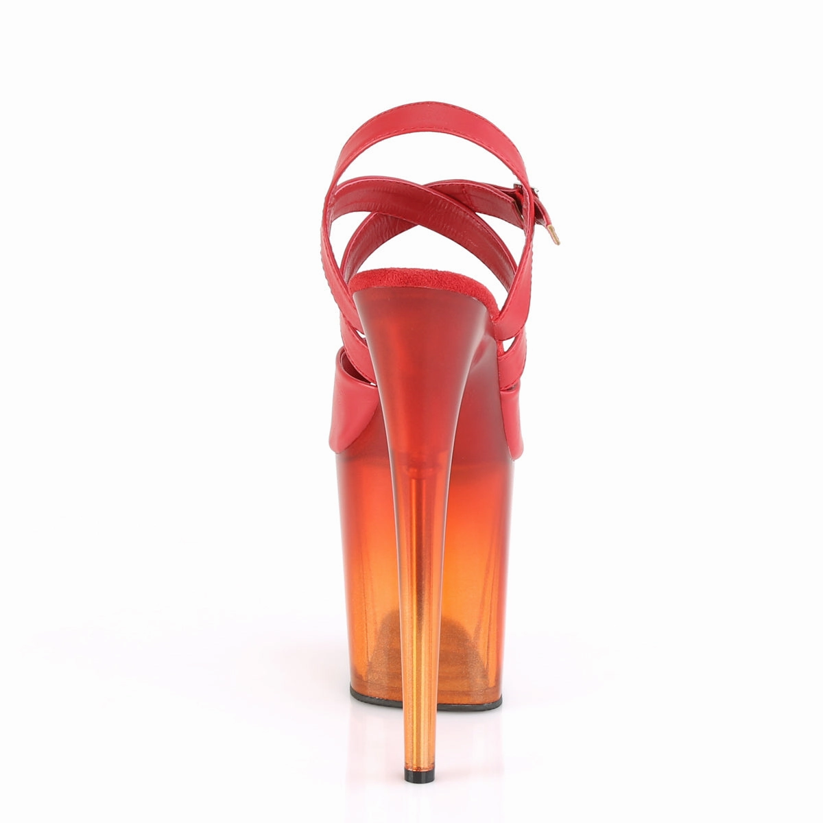 FLAMINGO-822T  Red Faux Leather/Faded Red
