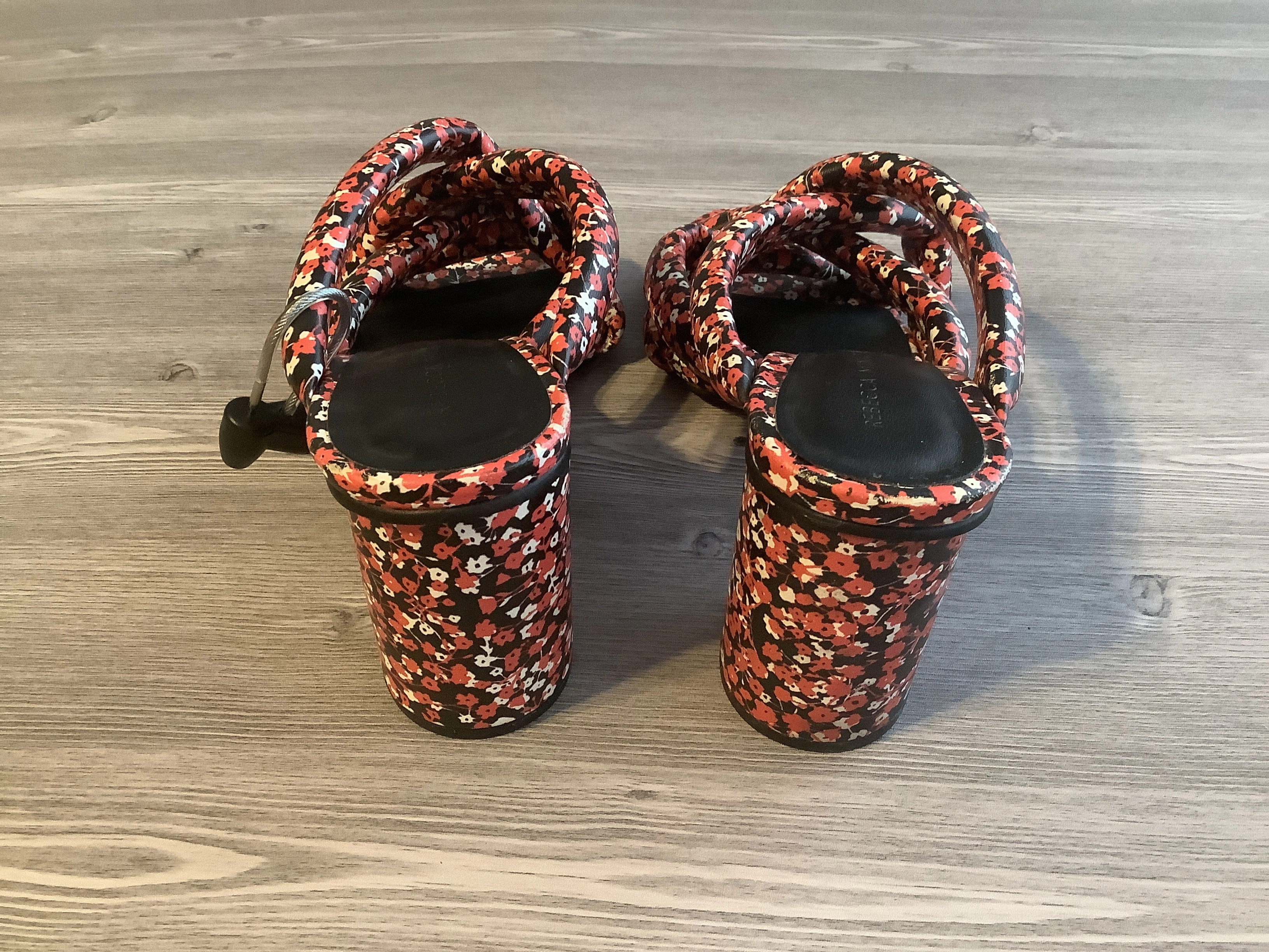 Floral Print Shoes Heels Block Rebecca Minkoff, Size 8.5