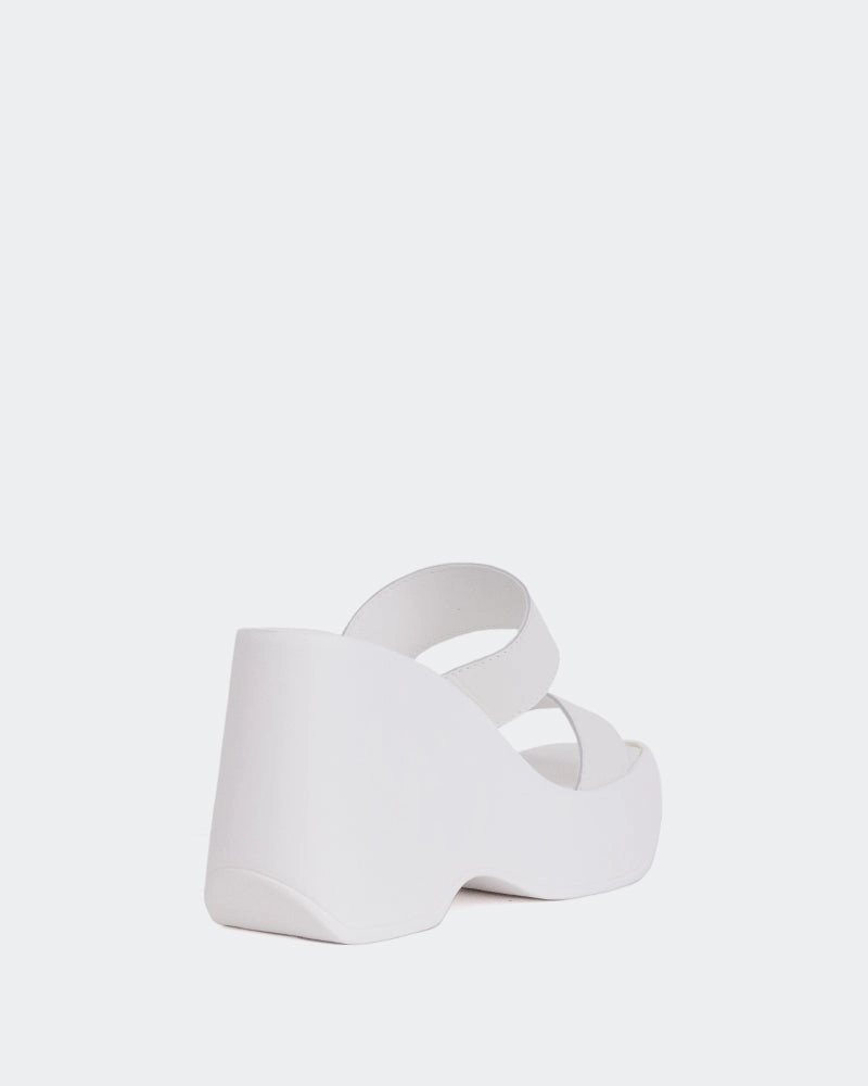 Hadid White Leather