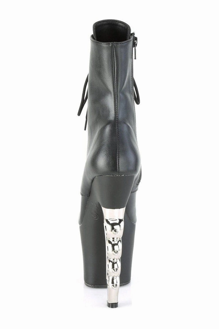 IRONGRIP-1020 Ankle Boot | Black Faux Leather