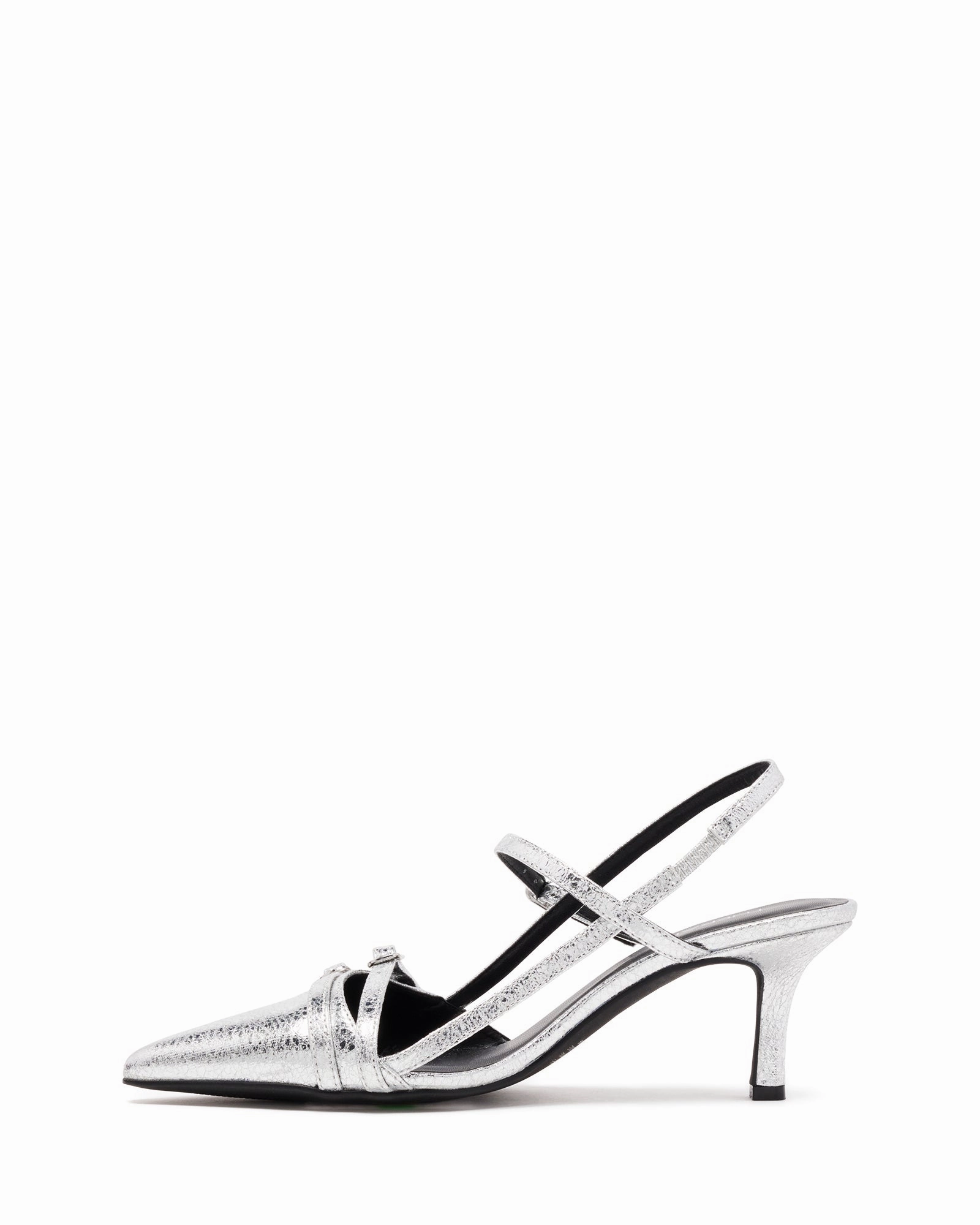 Jackpot Point Heel Silver