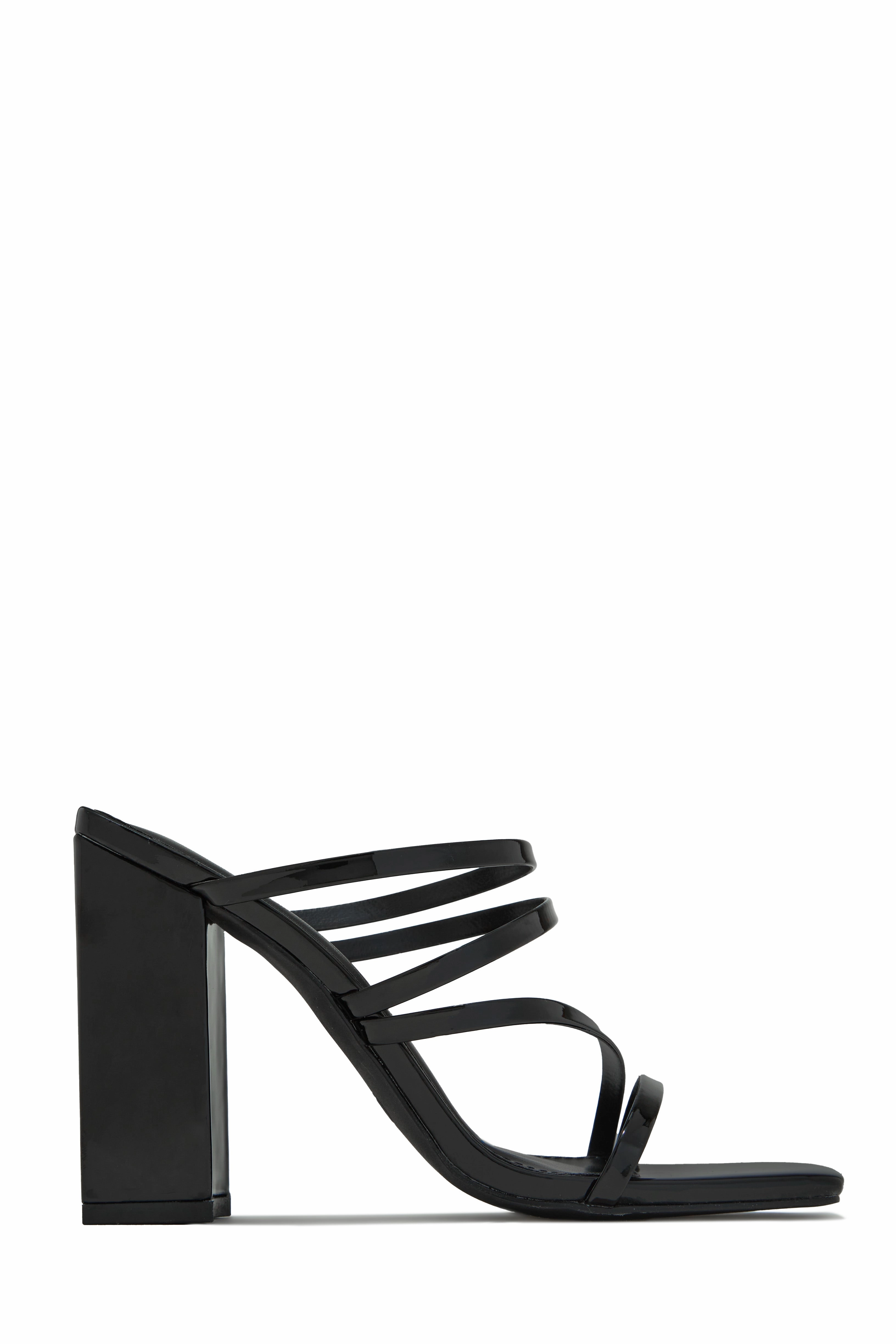 Jaziel Block Heel Mules - Nude